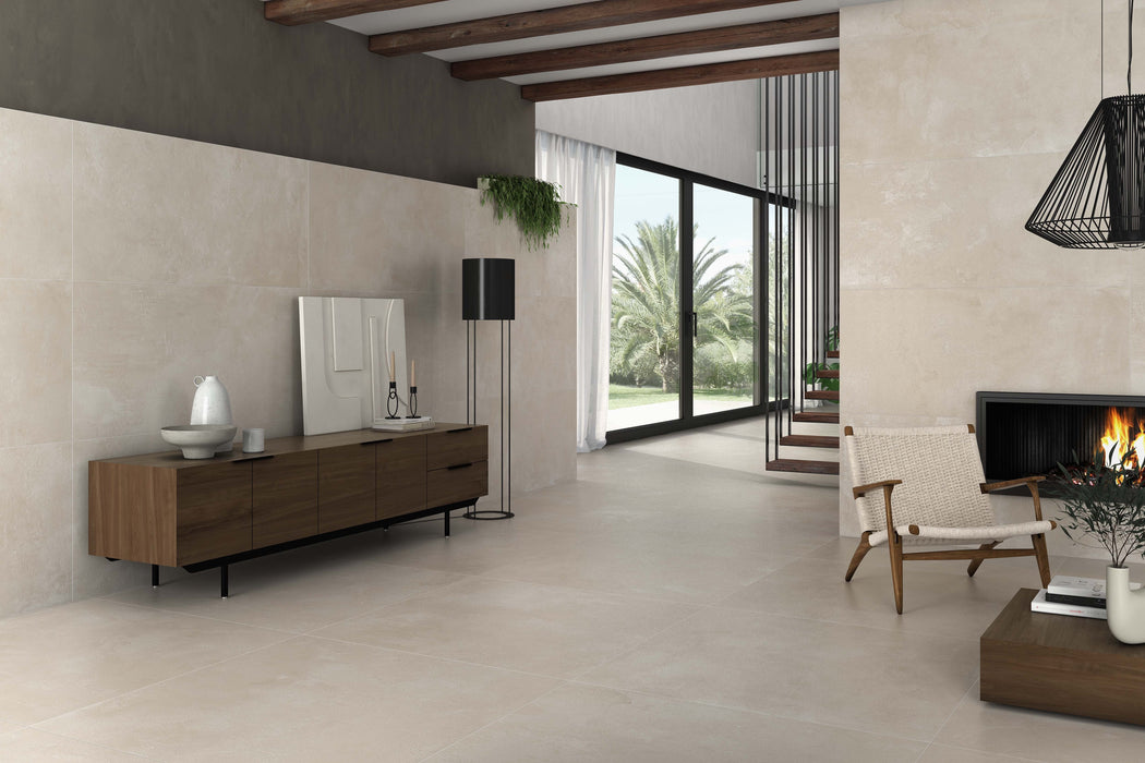 Elementi Beige Matt 120x120 cm