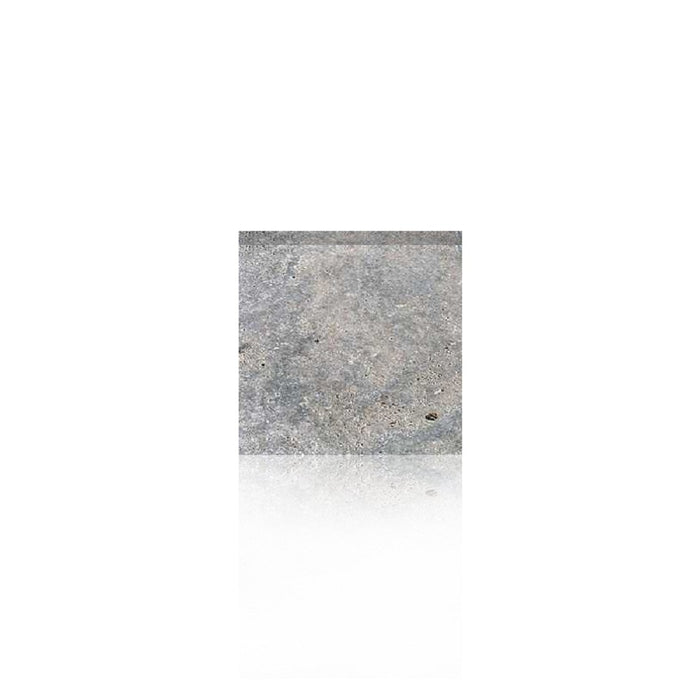 Travertin Silver Terrassenplatte 20,3x20,3x1,2 cm