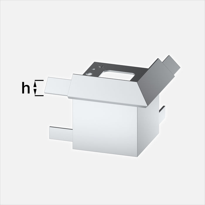 Alferbal ABT AE 110-A Außenecke Alu Silber Eloxiert