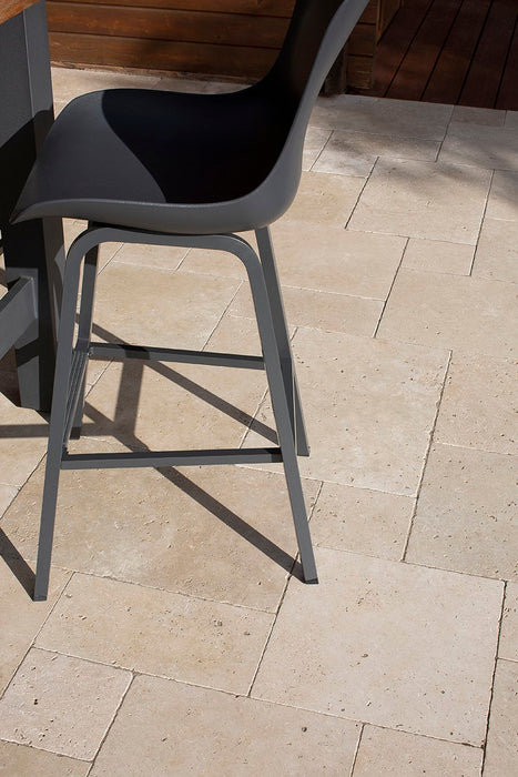 Travertin Tuscany Beige Terrassenplatte 20,3x20,3x3 cm